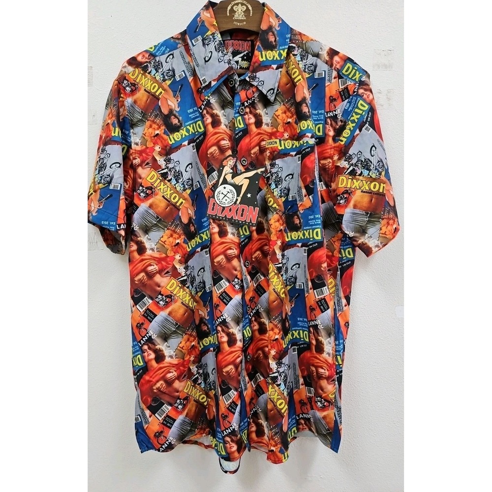 Dixxon Flannel Company Mens Large  The Articles Girls Pin Up Button Up New Tags